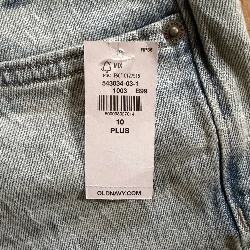 NWT Old Navy Girls Plus Loose Fit Blue Jeans